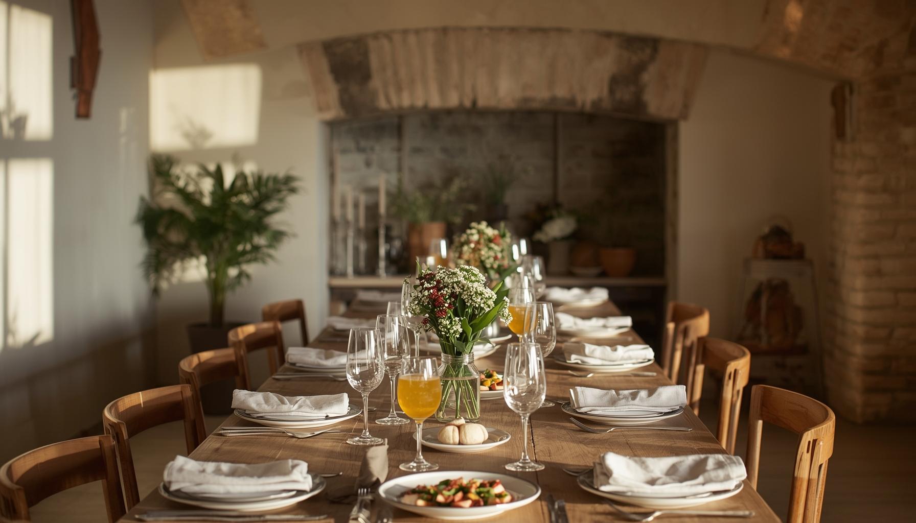 Catering, Menüs und Getränke